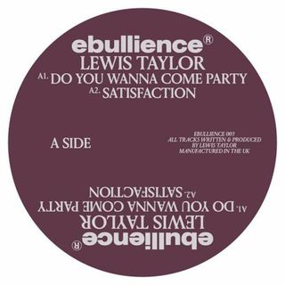 Lewis Taylor — Ebullience 003 vinyl cover