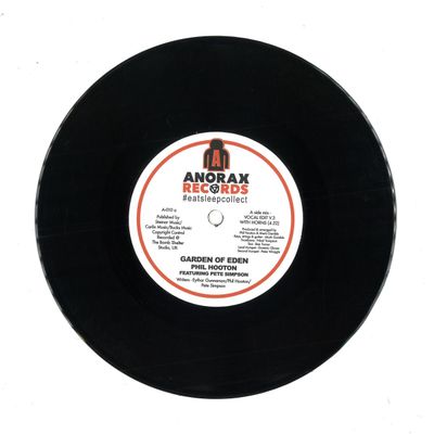 Phil Hooton, Pete Simpson — Garden Of Eden (7") vinyl cover