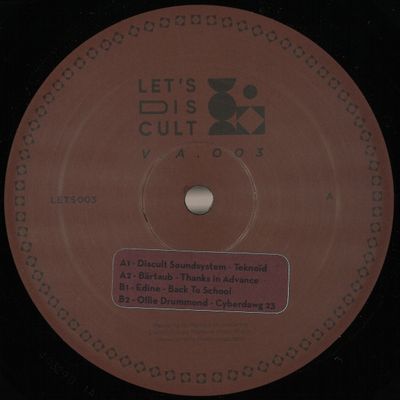 Various — Lets Discult 003 vinyl cover