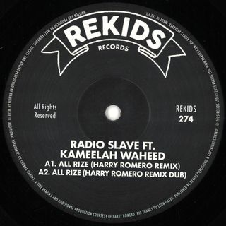 Radio Slave, Kameelah Waheed — All Rize (Remixes) vinyl cover