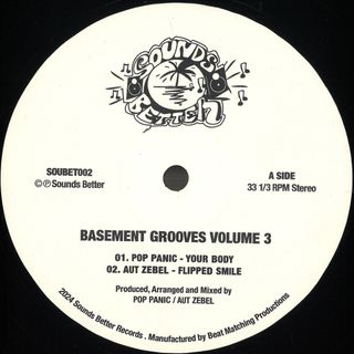 Various — Basement Grooves Vol. 3 vinyl cover