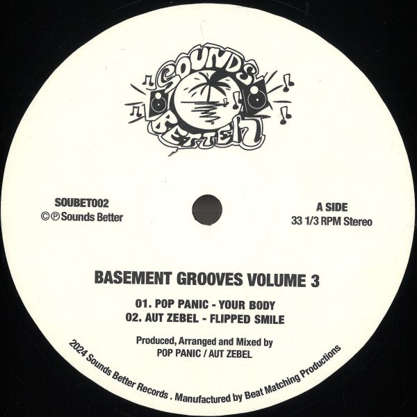 Various — Basement Grooves Vol. 3 vinyl cover