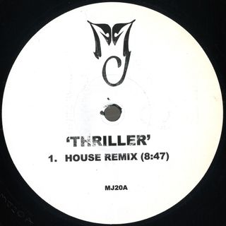 Mj — Thriller / P.Y.T (House Mixes) vinyl cover
