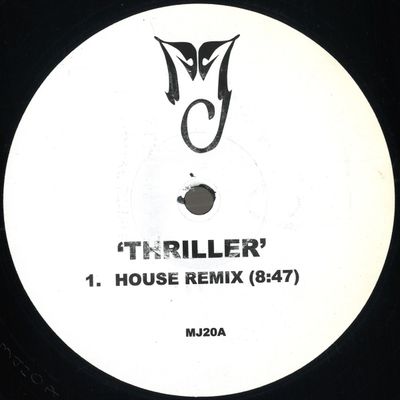 Mj — Thriller / P.Y.T (House Mixes) vinyl cover