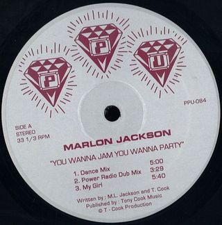 Marlon Jackson, Tony Cook — You Wanna Do / Ain't Going Nowhere vinyl cover