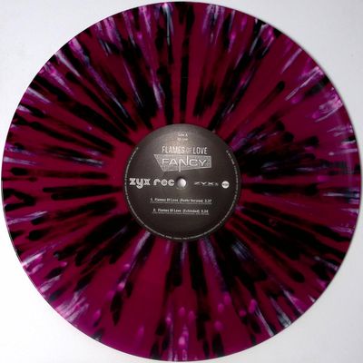Fancy — FLAMES OF LOVE vinyl cover