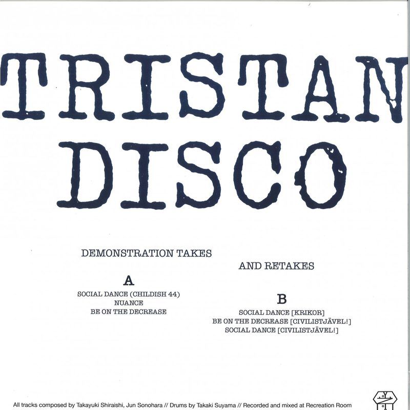 Tristan Disco — Demonstration - Takes & Retakes vinyl cover
