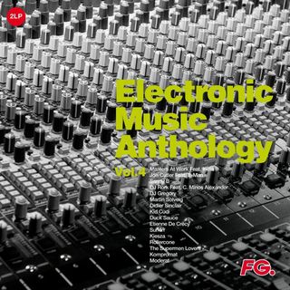  — ELECTRONIC MUSIC ANTHOLOGY 04 - HAPPY MUSIC FOR HAPPY F LP 2x12" vinyl cover