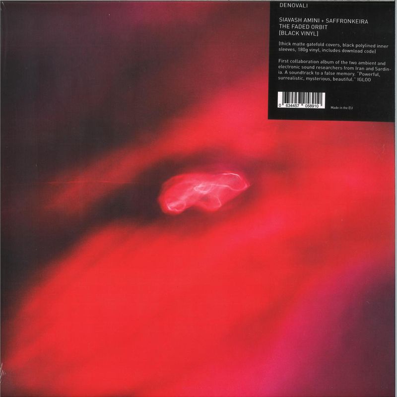 Siavash Amini, Saffronkeira — The Faded Orbit vinyl cover