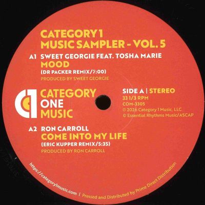 Various — Category 1 Music Sampler - Vol. 5 vinyl cover