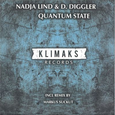 Nadja Lind, D. Diggler — Quantum State vinyl cover