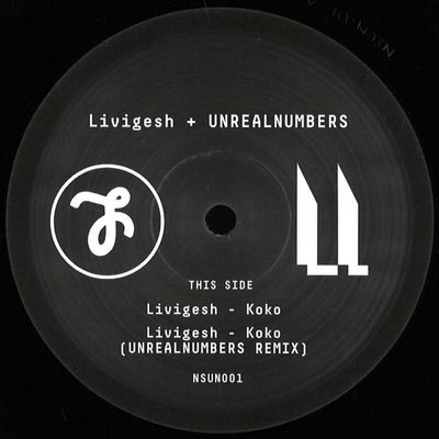 Livigesh, Unrealnumbers — KOKO/KIKI EP vinyl cover