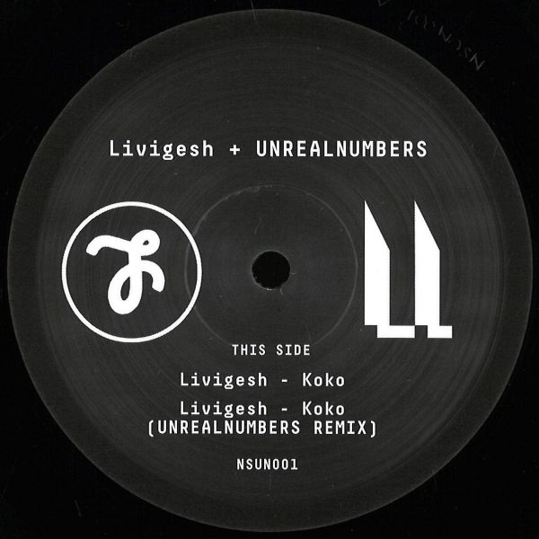 Livigesh, Unrealnumbers — KOKO/KIKI EP vinyl cover