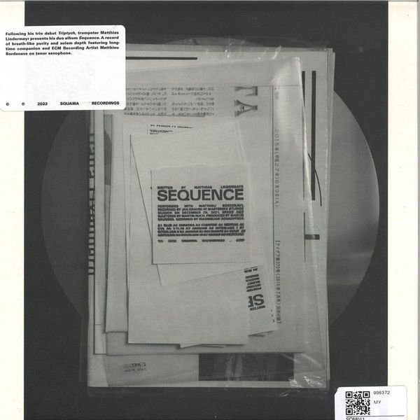 Matthias Lindermayr — Sequence LP vinyl cover