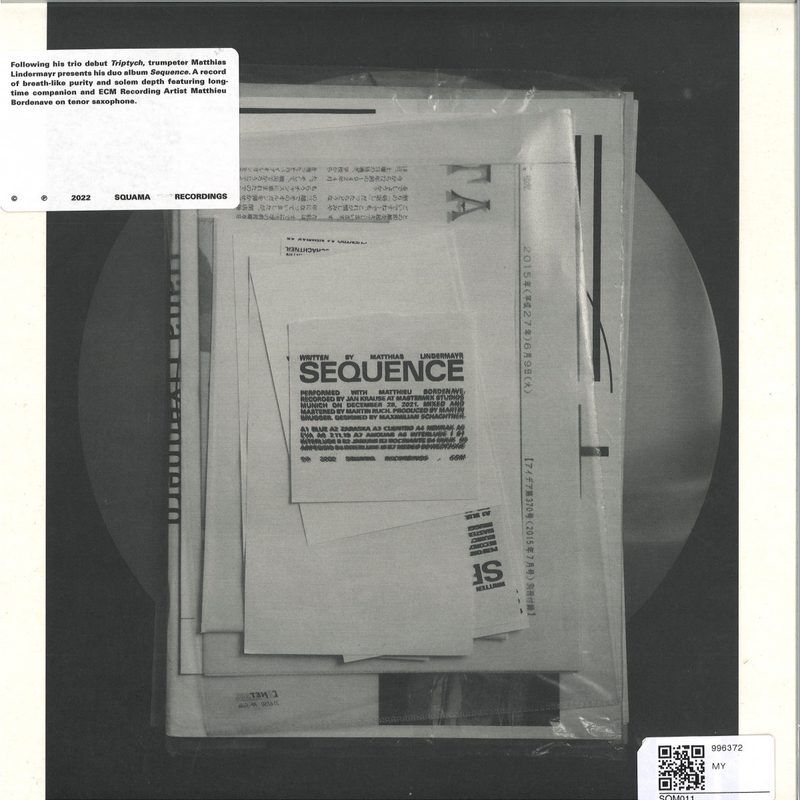 Matthias Lindermayr — Sequence LP vinyl cover