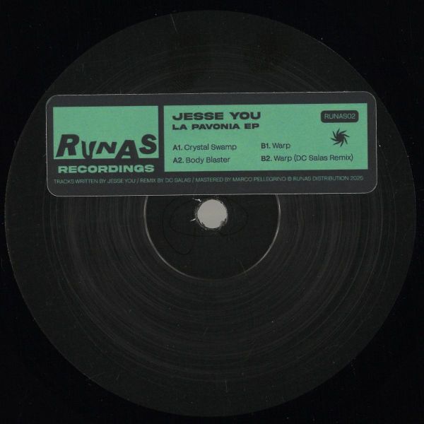 Jesse You — La Pavonia EP (Incl. DC Salas Remix) vinyl cover