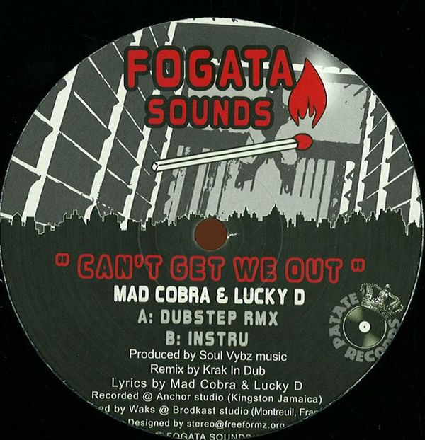 Mad Cobra, Lucky D — Can't Get We Out vinyl cover