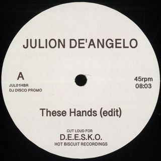 Julion De'Angelo — These Hands vinyl cover
