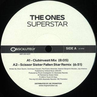 — Superstar vinyl cover