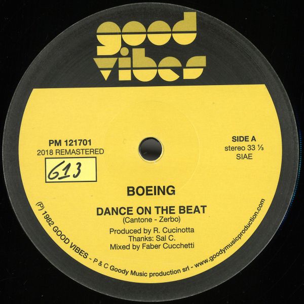 Boeing — Dance On The Beat vinyl cover