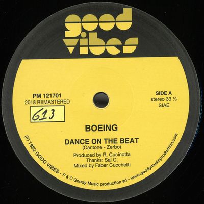Boeing — Dance On The Beat vinyl cover