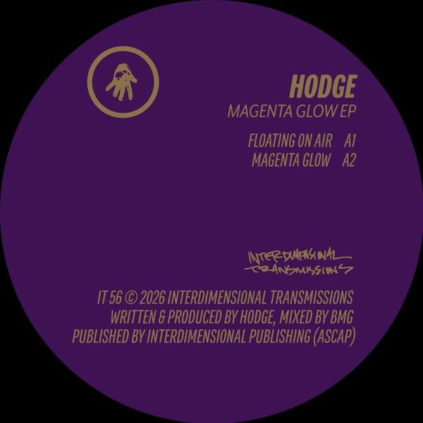 Hodge — Magenta Glow EP vinyl cover
