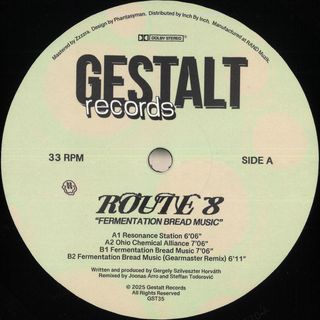 Route 8 — Fermentation Bread Music vinyl cover