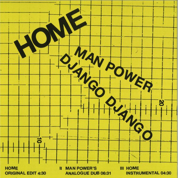 Man Power, Django Django — Home vinyl cover