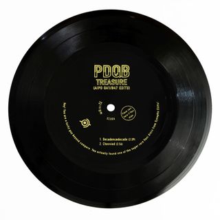 pdqb — Treasure (Flexi Disc 7") vinyl cover