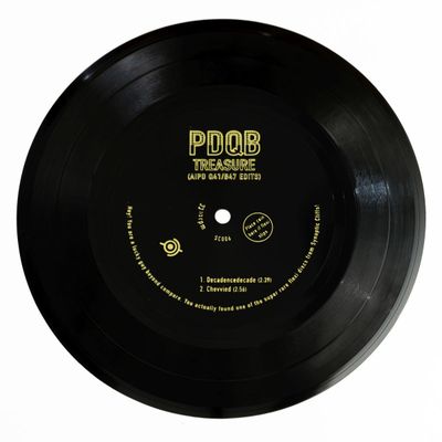 pdqb — Treasure (Flexi Disc 7") vinyl cover