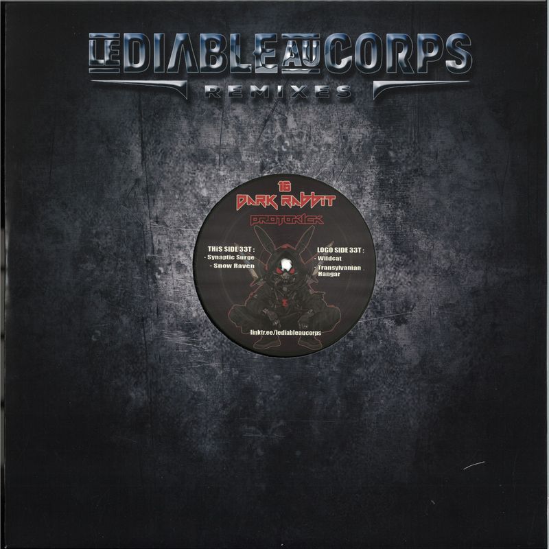 Protokick, Luddite — Dark Rabbit 16 vinyl cover