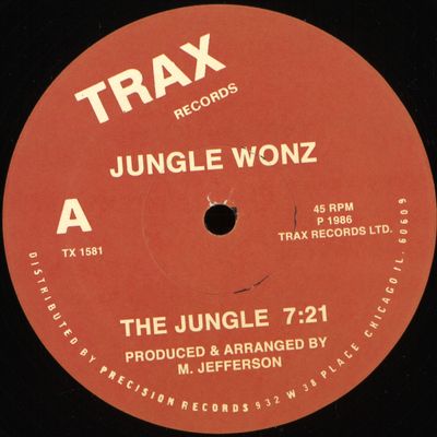 Jungle Wonz — The Jungle vinyl cover
