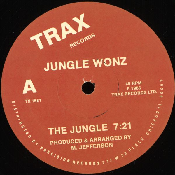 Jungle Wonz — The Jungle vinyl cover