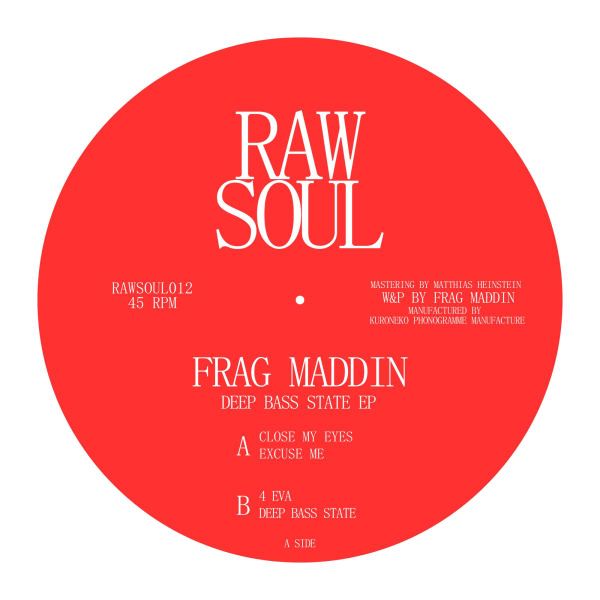 Frag Maddin — Deep Bass State EP vinyl cover