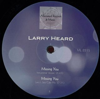 Larry Heard — Missing You vinyl cover