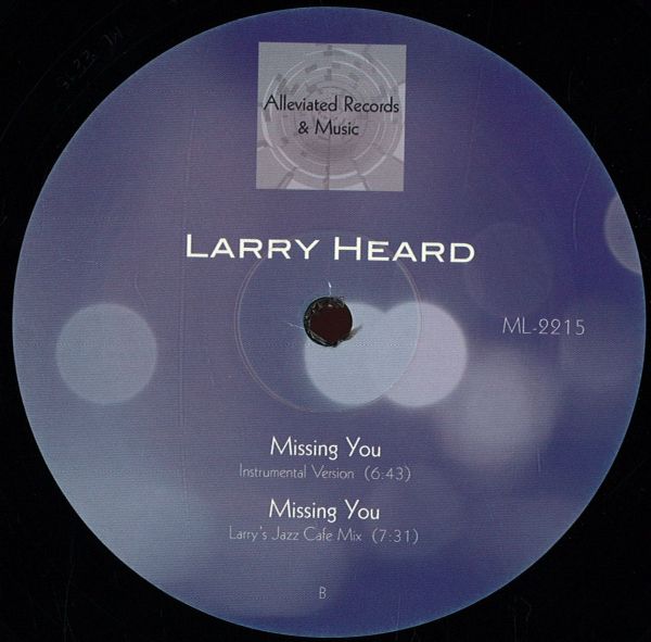 Larry Heard — Missing You vinyl cover