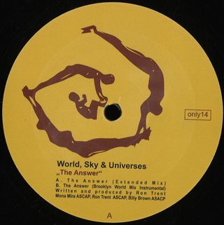 World, Sky, Universes, Ron Trent — The Answer vinyl cover