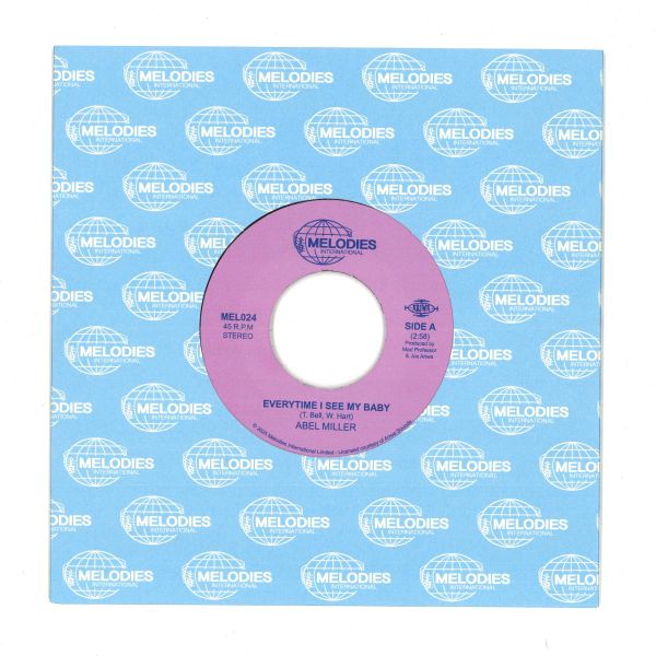 Abel Miller, Mad Professor — Everytime I See My Baby (7") vinyl cover