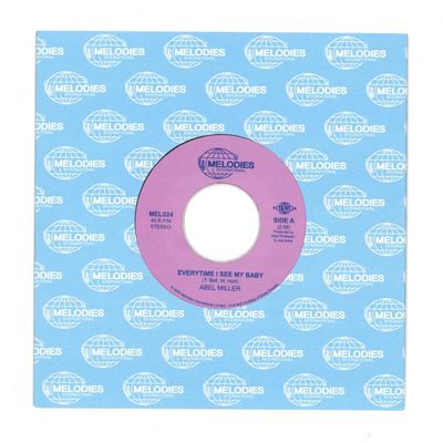 Abel Miller, Mad Professor — Everytime I See My Baby (7") vinyl cover