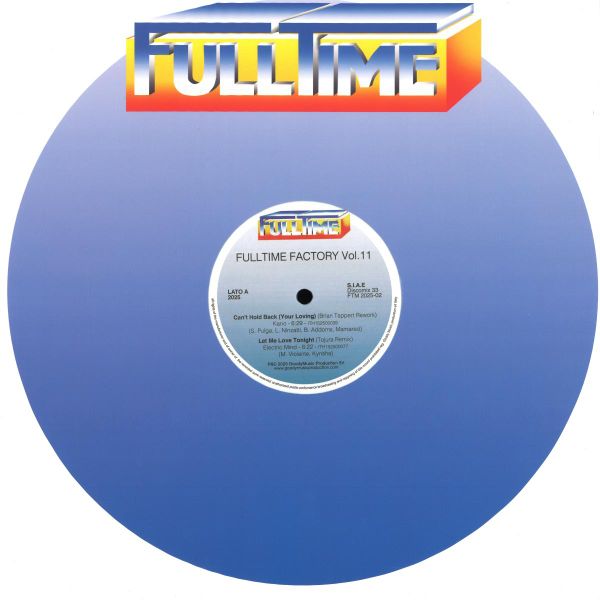 Various — Fulltime Factory Vol. 11 vinyl cover