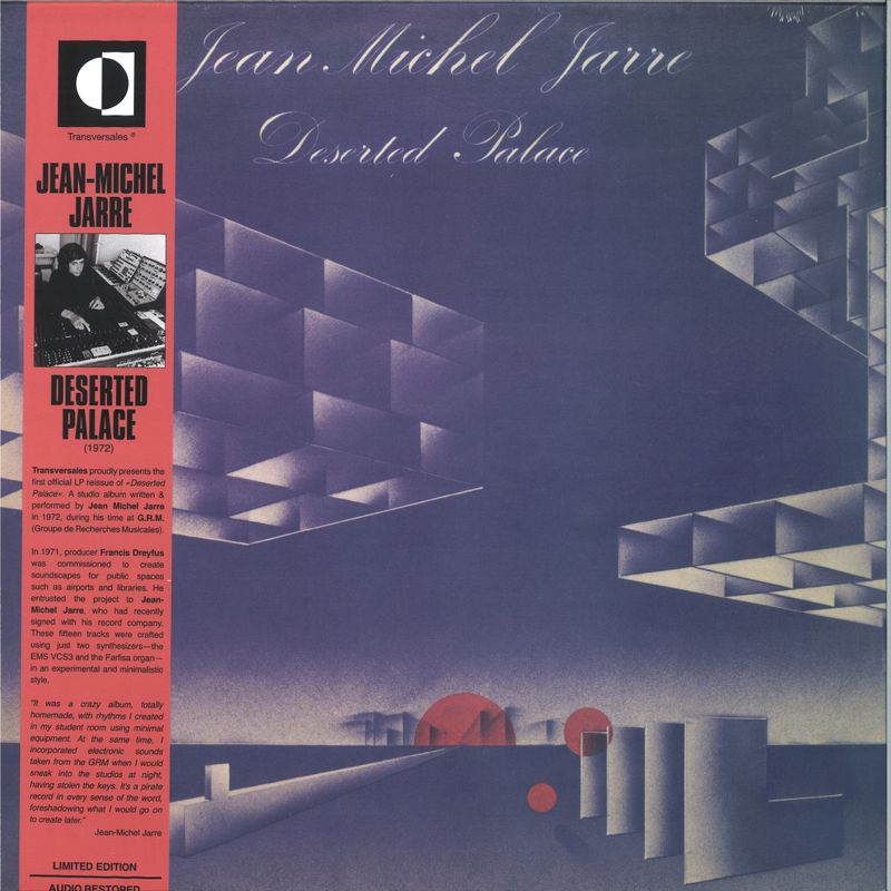 Jean-Michel Jarre — Transversales Disques vinyl cover
