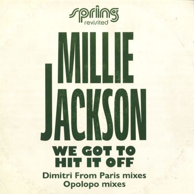 Millie Jackson — We Got To Hit It Off vinyl cover