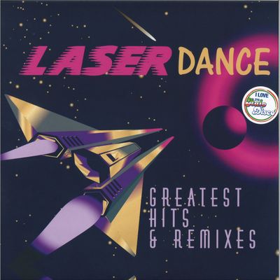 Laserdance — Greatest Hits & Remixes vinyl cover