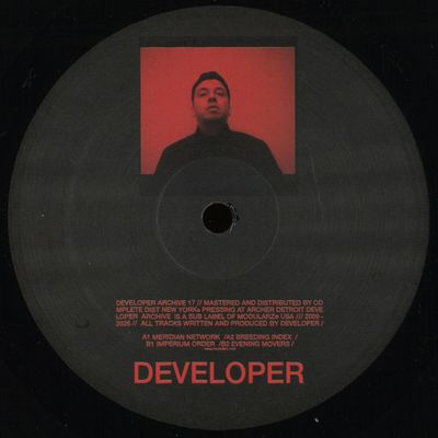 Developer — ARCHIVE 17 vinyl cover