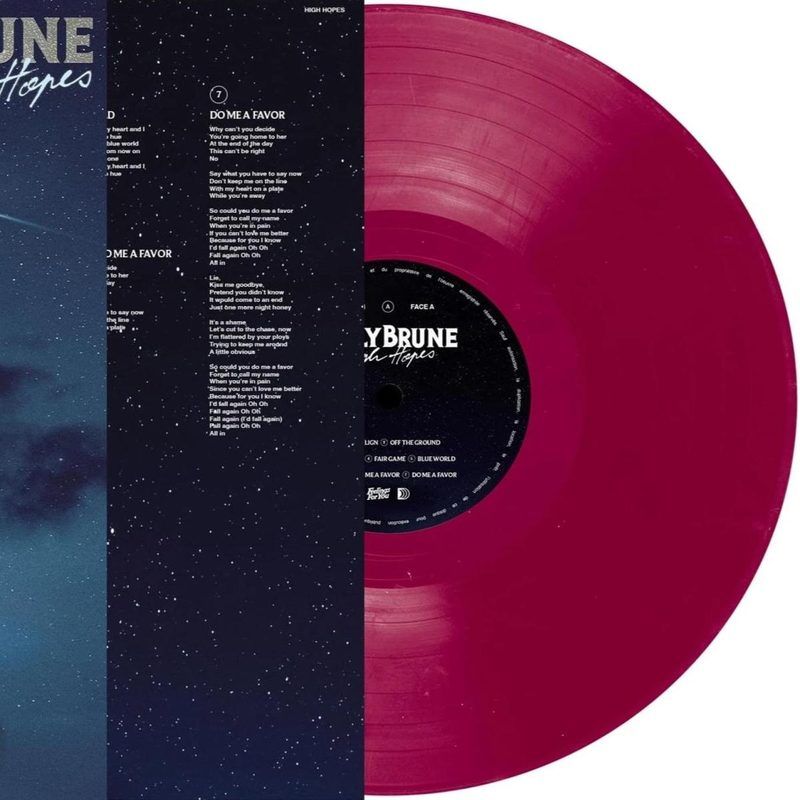 HolyBrune — High Hopes LP vinyl cover