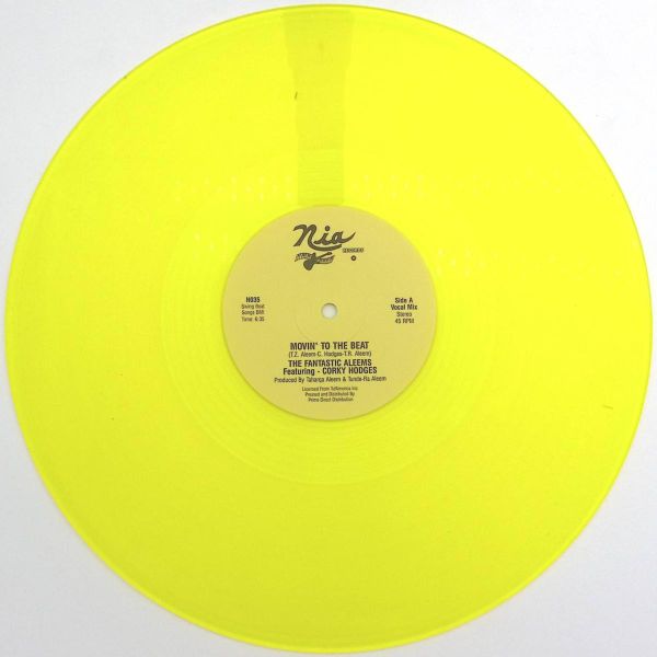 The Fantastic Aleems Featuring Corky Hodges — Movin' To The Beat vinyl cover