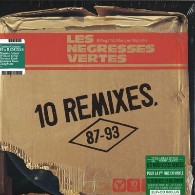 Les Negresses Vertes — 10 Remixes vinyl cover