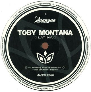 Toby Montana — Latina vinyl cover
