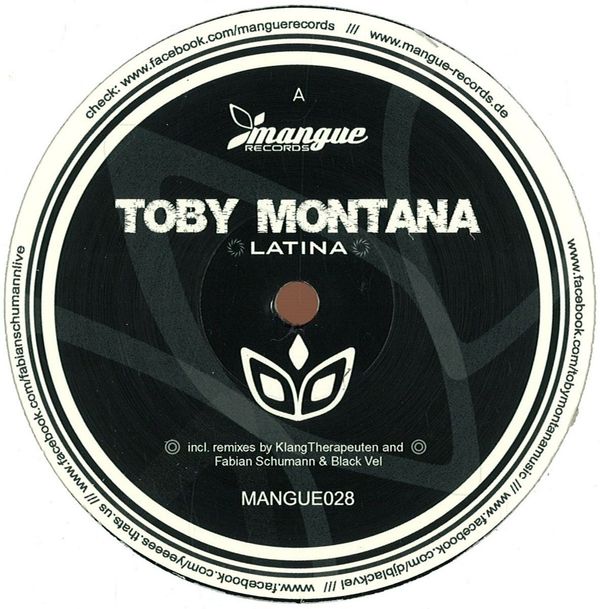 Toby Montana — Latina vinyl cover