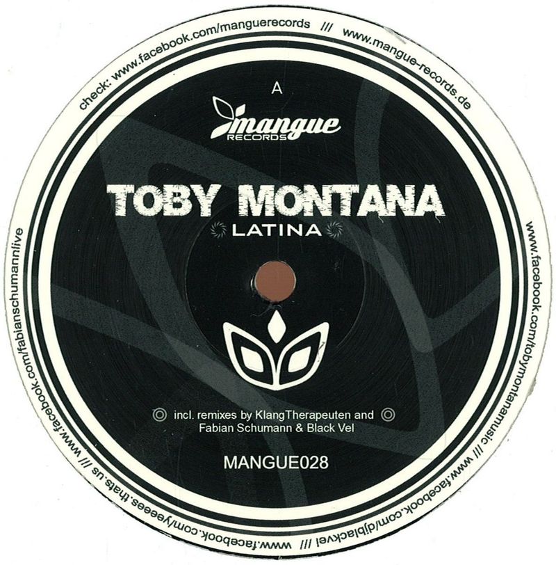 Toby Montana — Latina vinyl cover